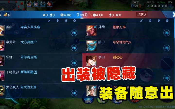 取消了查看装备的权限?我出了什么装备,谁都看不见截图