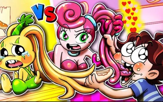 【搬运YouTube】美味的食物的黄色食物丨长腿妈咪vs bunzo bunny丨Poppy playtime第二章动画截图