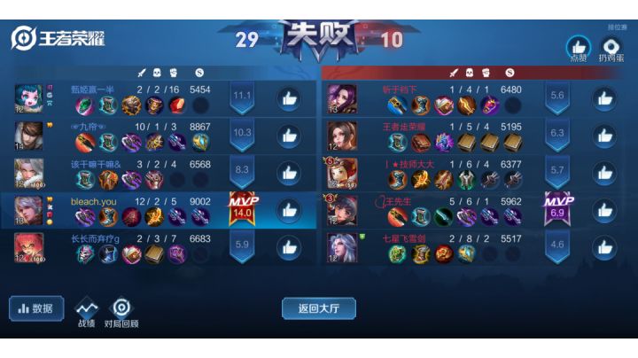 普攻流出装百里王者13星排位实战截图