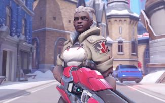 守望先锋 新英雄 索杰恩 技能展示：C位英雄 主打电磁炮+强力滑铲 守望先锋2四月开测