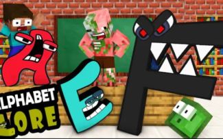 怪物学院第1799集丨Alphabet Lore (A.Z…)Challenge丨我的世界动画
