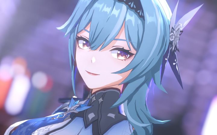 【原神MMD】来打动我毫无反应的心吧❤[优菈‖Girls]截图