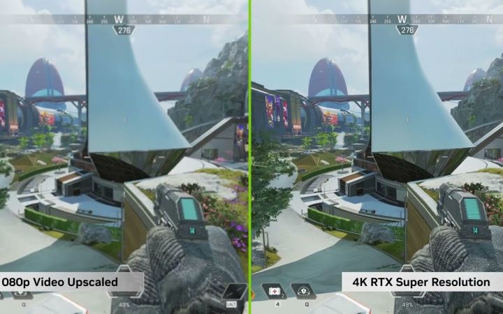 【IGN】英伟达RTX视频超分辨率技术演示视频截图