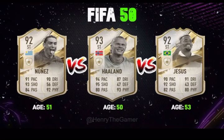 fifa(努涅斯~哈兰德~热苏斯)进化史截图