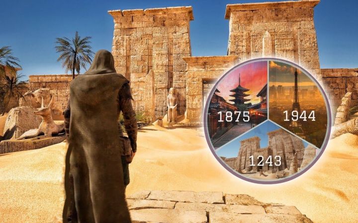 虚幻引擎5饭制概念短片:假如《刺客信条》中出现了时间旅行截图