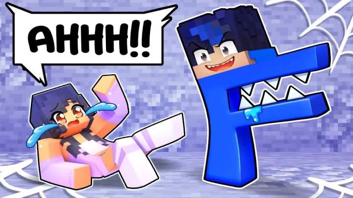 【Aphmau】在 Minecraft 中被字母咬伤!截图
