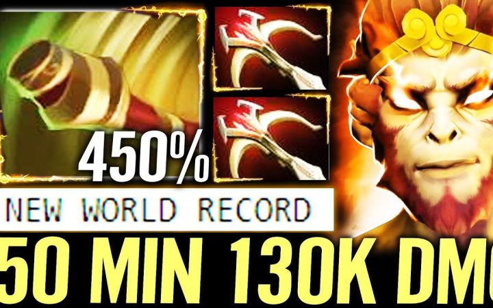 50分钟130K DMG大圣 VS 圣堂刺客+米波【DOTA2】截图
