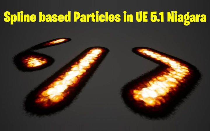 虚幻引擎5.1-基于样条线的粒子 【UE5.1 Niagara教程】截图
