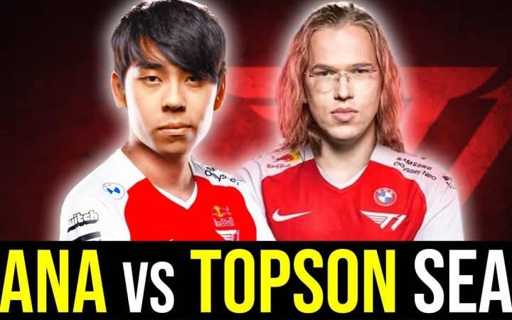 喜闻乐见排对面 — ANA剑圣 VS Topson老奶奶【DOTA2】截图