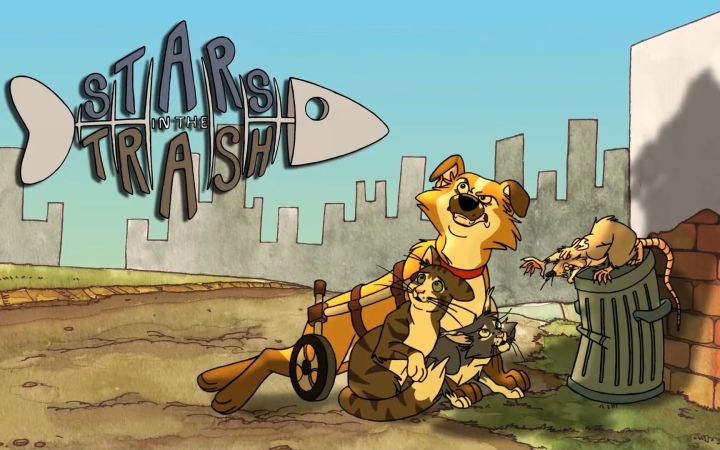《Stars In The Trash》猫咪动画冒险游戏预告截图