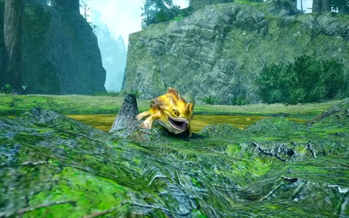 《怪物猎人崛起 曙光》新环境生物「吸附蟾蜍」「变色虫」展示截图
