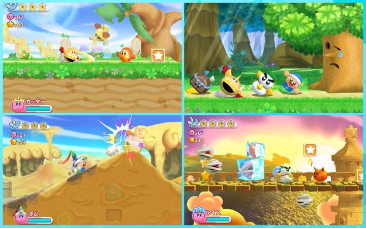 【改造卡比】《星之卡比 Wii》,但是《星之卡比 新星同盟》化!【任天堂·小视频·搬运·ぽっぷん】截图