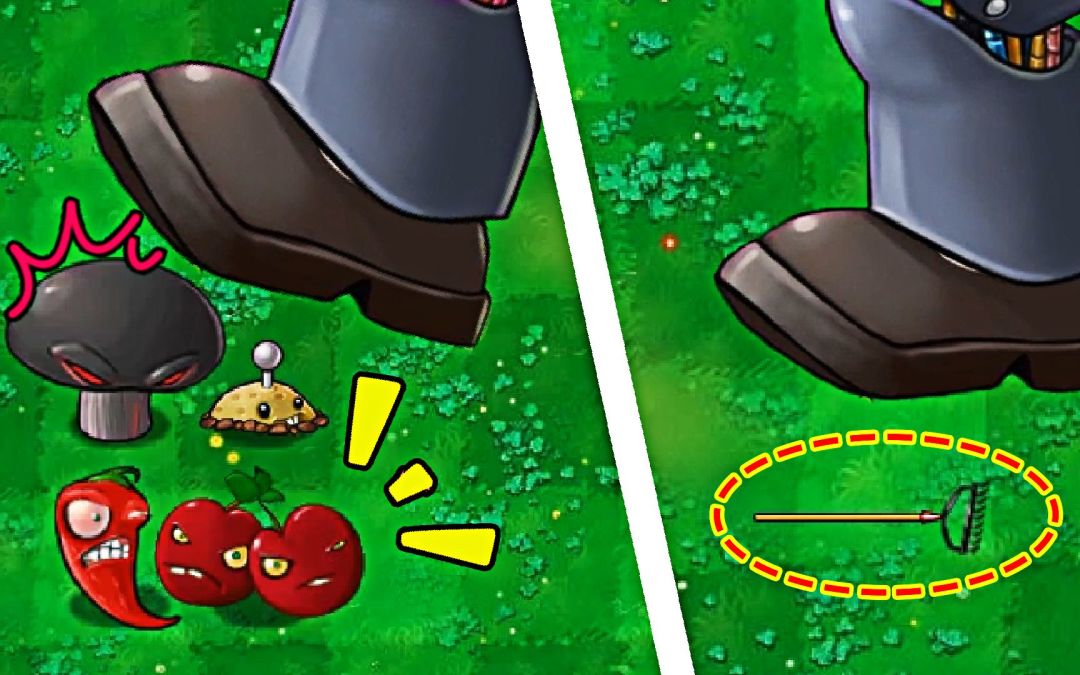 Pvz：当僵尸博士用大脚踩下去，会怎样呢？截图