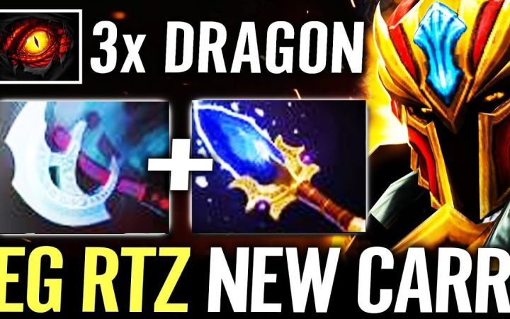 EG.ARTEEZY龙骑士,辉耀血棘影刀 经济怒甩美杜莎【DOTA2】截图