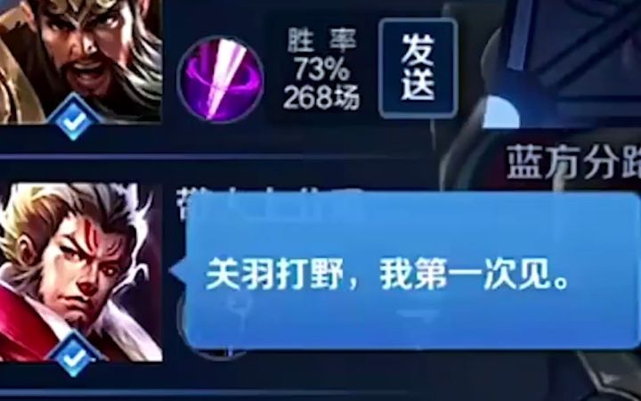 【王者荣耀】黄刀关羽给队友上一课!截图