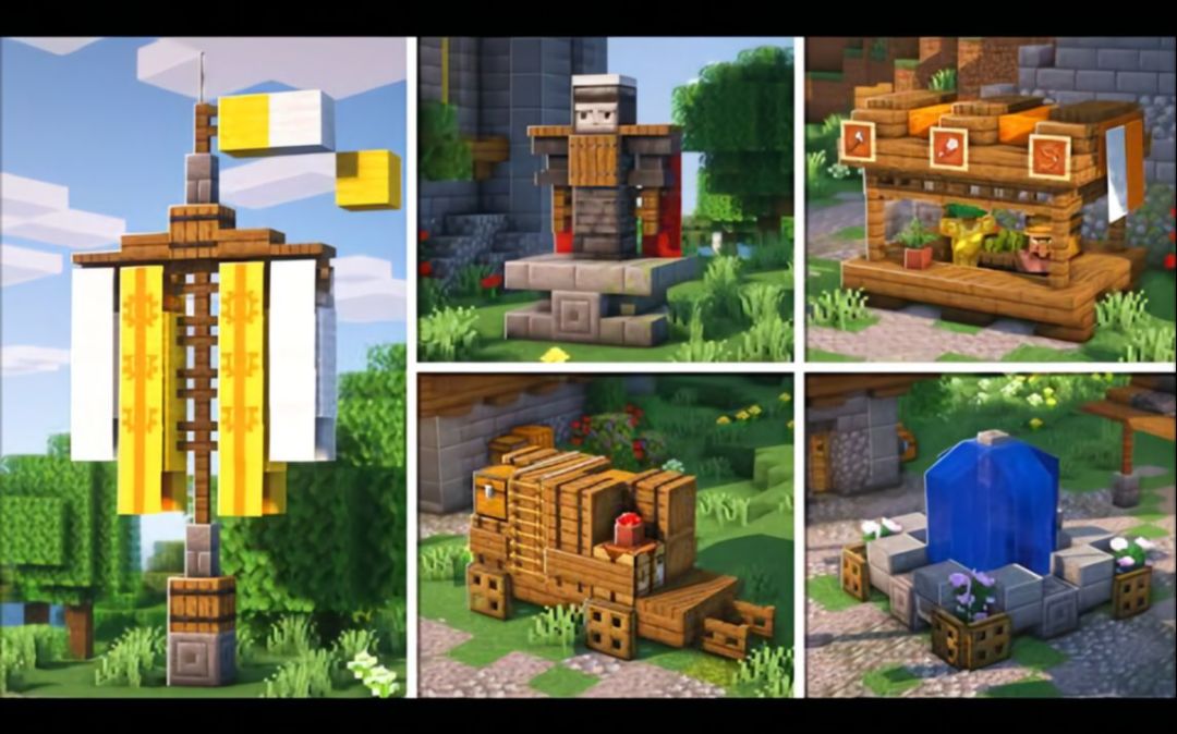 【Minecraft】10种中世纪建筑&设施截图
