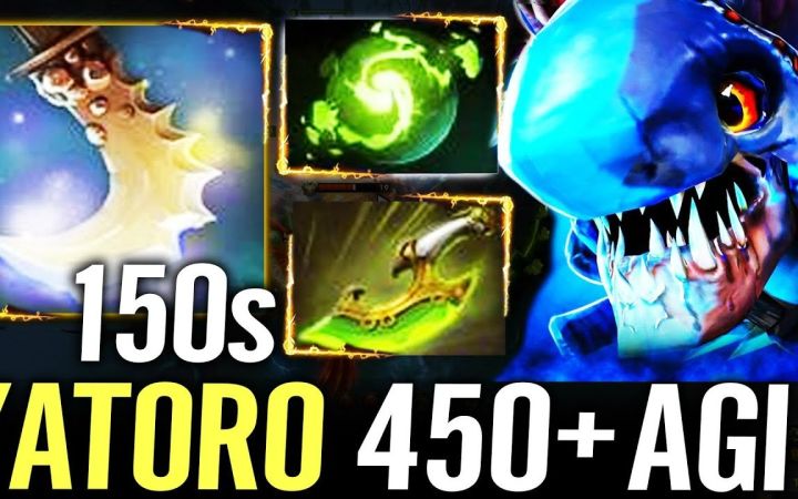刷新球小鱼?YATORO斯拉克5神装+刷新 57分钟精彩局【DOTA2】截图