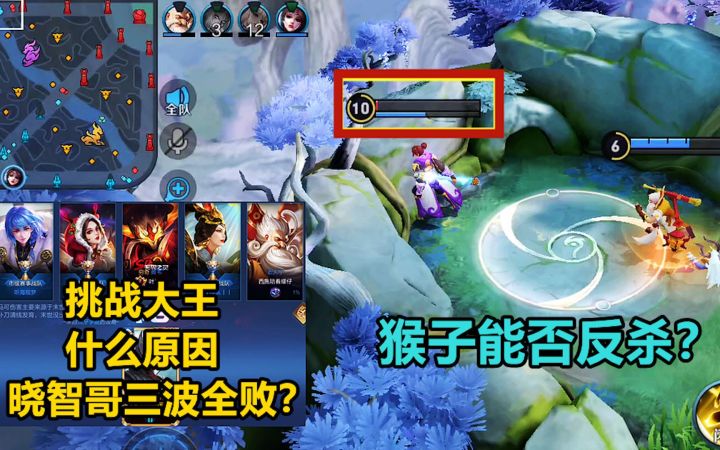 挑战大王:什么原因晓智哥三波全败?第二把猴子丝血能否反杀?截图