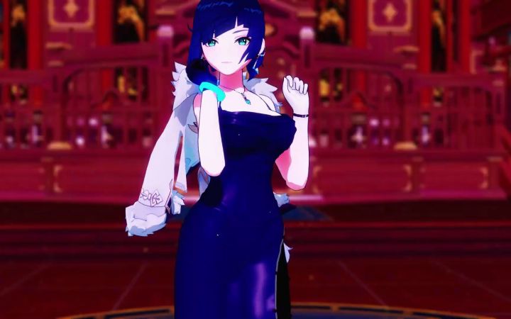 【原神MMD】Excuse Me【夜兰】【搬运】截图