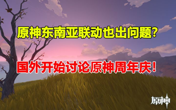 原神东南亚联动也出问题？老外开始讨论周年庆！【原神外网日报#168】截图