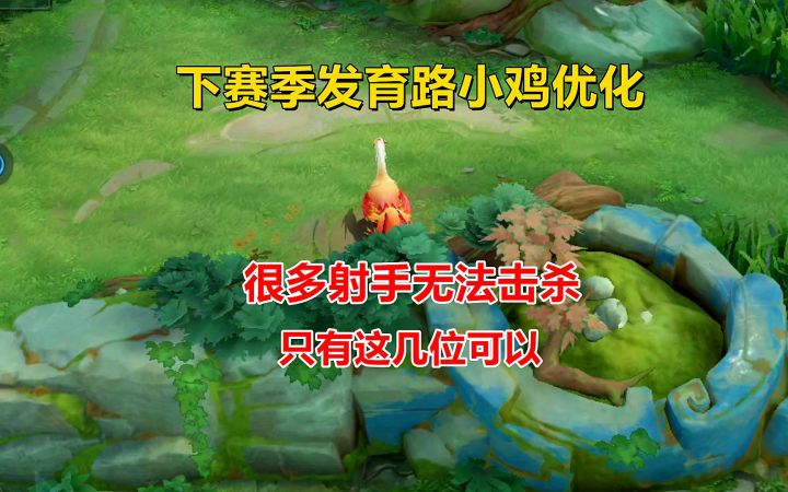 下赛季发育路小鸡优化,很多射手无法击杀,只有这几位可以!截图