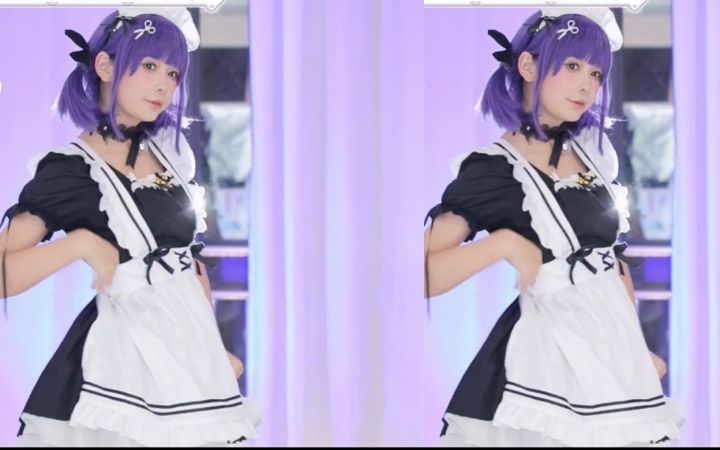 【鱼子酱】《5》女仆套装 直播跳舞录屏截图