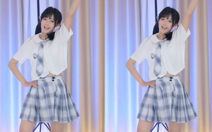 【鱼子酱】《2》JK制服套装 直播跳舞录屏截图