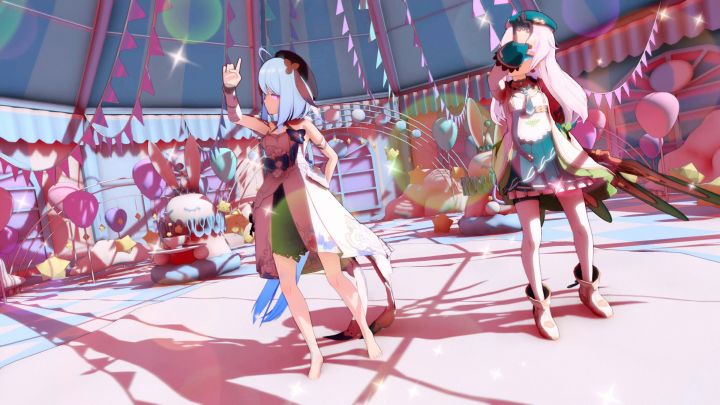 【崩坏三mmd】《恋爱循环》格蕾修x德莉莎截图