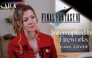 【FF7钢琴】看小姐姐演奏Interrupted by Fireworks
