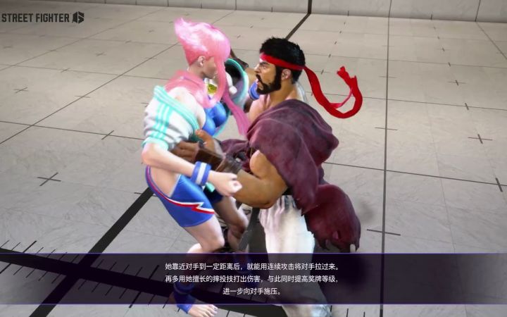 《街霸6》曼侬角色基础演示及使用指南截图