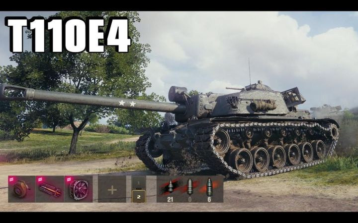 【1080P】坦克世界 / T110E4：滩头猎手截图