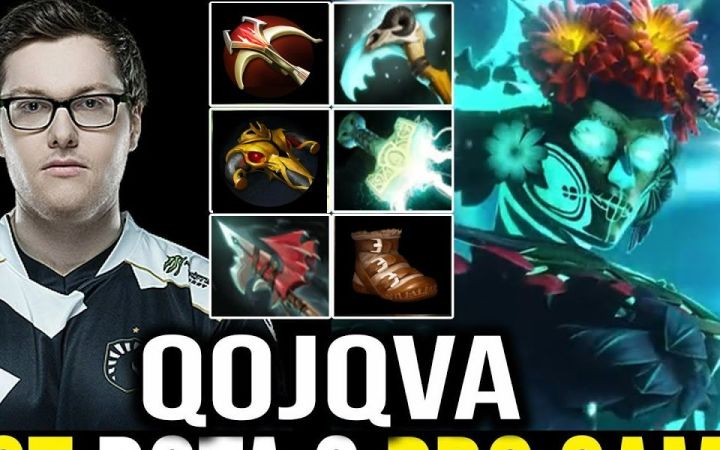 Qojqva一号位琼英碧灵，羊刀+大炮=19杀！【DOTA2】截图