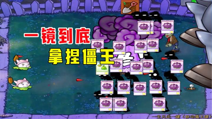 植物大战僵尸：一生一罐（移动僵王罐）下，自第三视角，拿捏僵王截图