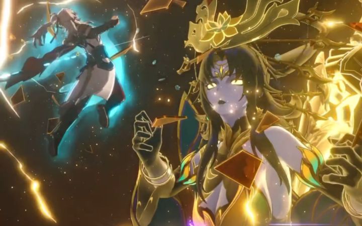 【崩坏星穹铁道】高燃！景元被饮月一箭穿心，共同合作对抗幻胧截图