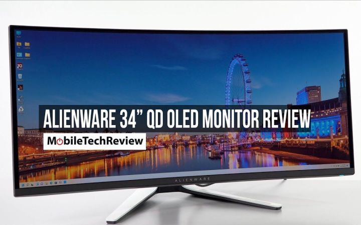 外星人Alienware 34'' QD-OLED 曲面屏游戏显示器测评截图