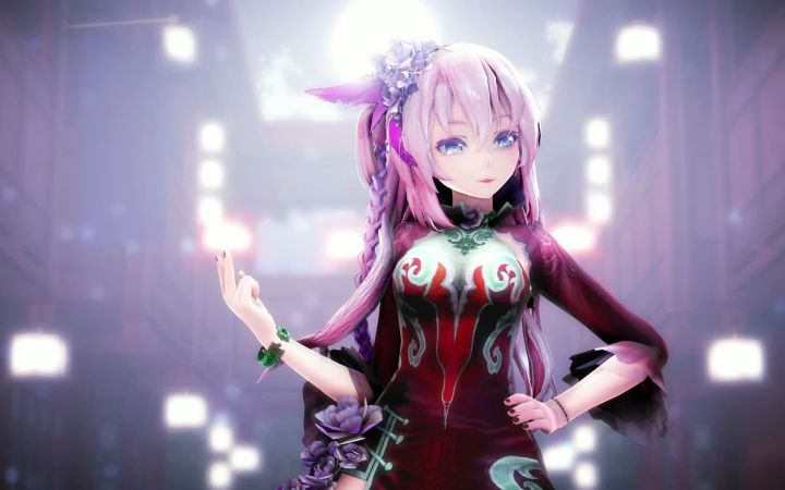 【MMD】不知醉【Luka】【搬运】截图