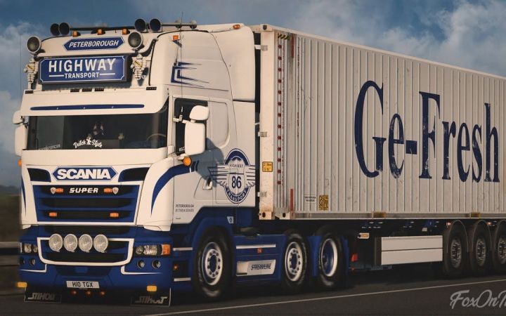 【YouTube】欧卡2mod_施密茨S.CF 45' 欧洲集装箱拖车和集装箱包|ETS2 1.44 Schmitz S.CF 45' Euro Contain截图