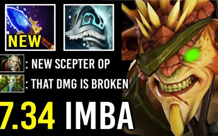 天梯局7.34版本钢背兽,A杖+希瓦变身冰冻仙人掌【DOTA2】截图