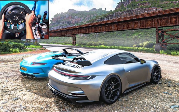 【极限竞速地平线5】保时捷 911 GT3 992 & 保时捷 Speedster截图