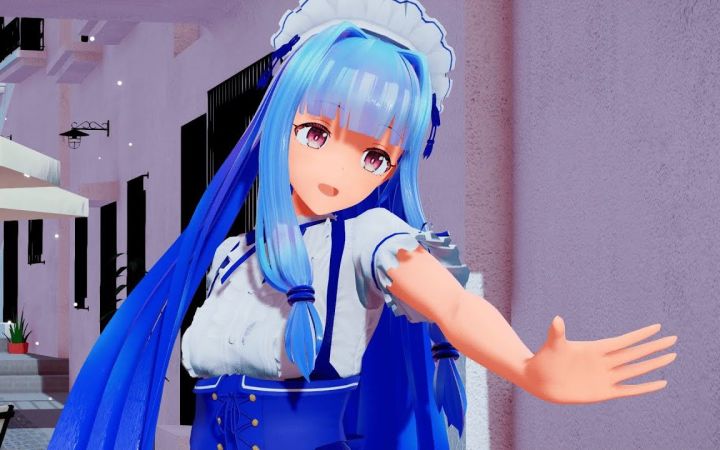 【MMD】 拜托了Darling【琴叶葵】【搬运】截图