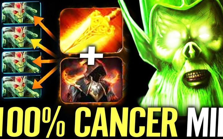 中单NEC,14分钟辉耀+后期双刀吹风 VS 敌方美杜莎【DOTA2瘟疫法师】截图