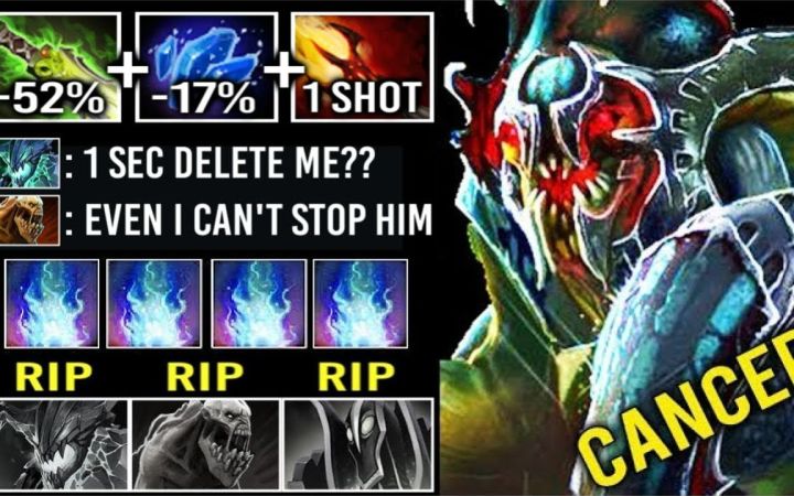 以前的非ban必选?中单司夜刺客 VS 黑鸟【DOTA2】截图