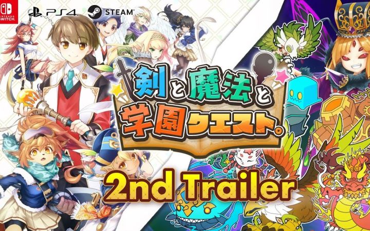 本格派战略RPG《剑与魔法与学园任务》第二弹宣传视频截图