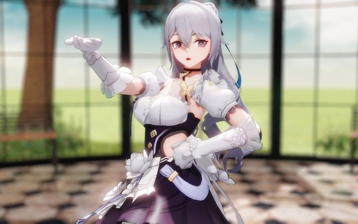 【崩坏MMD】还是你的笑容最可爱【布洛妮娅】【搬运】截图