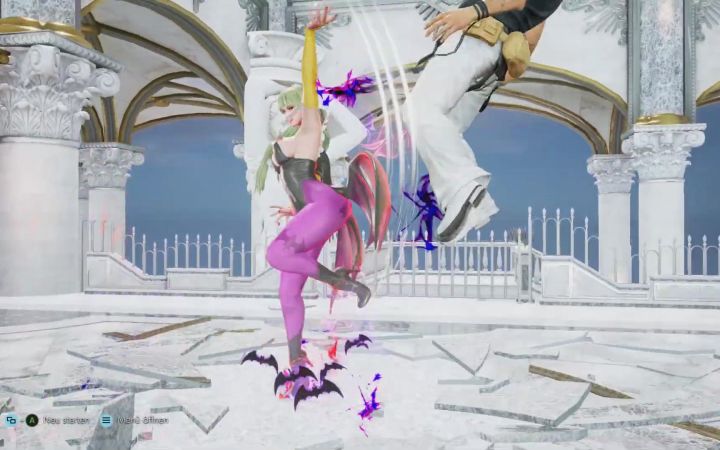 《铁拳7》X《恶魔战士》MOD 莫妮卡小姐姐乱入截图