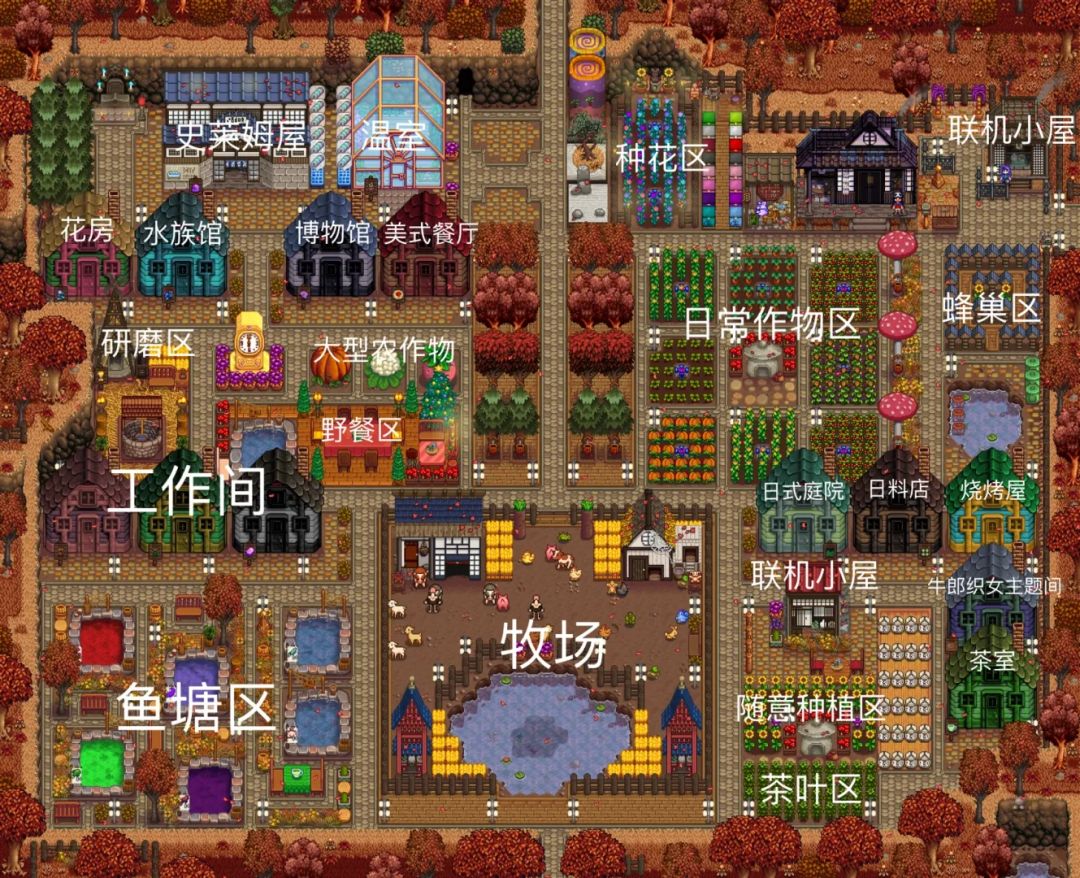 星露谷标准农场布局 1
