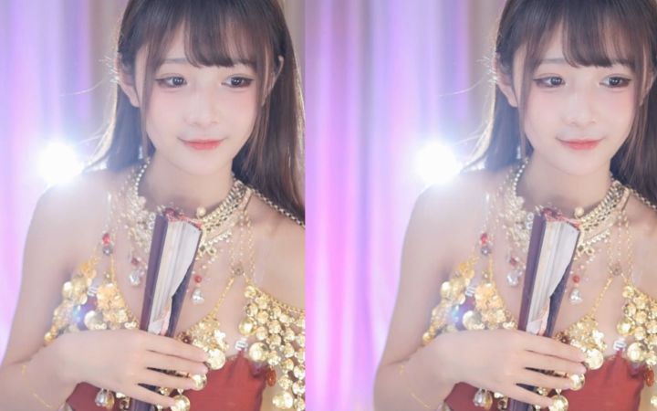 【鱼子酱】《月下2.0》异域舞娘套装 直播跳舞录屏截图