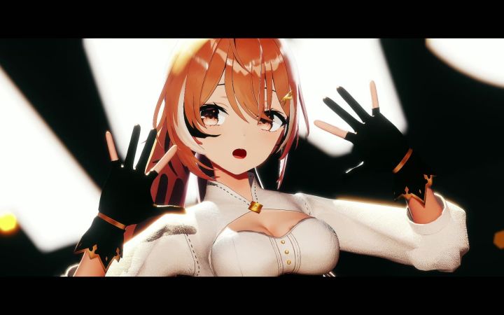 【VtuberMMD】天使の翼。【七诗无名】【搬运】截图