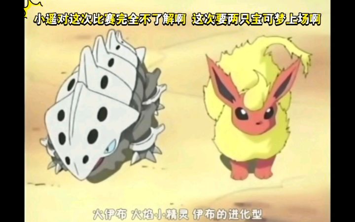 精灵宝可梦 小遥对这次比赛完全不了解啊 这次要两只宝可梦上场啊截图