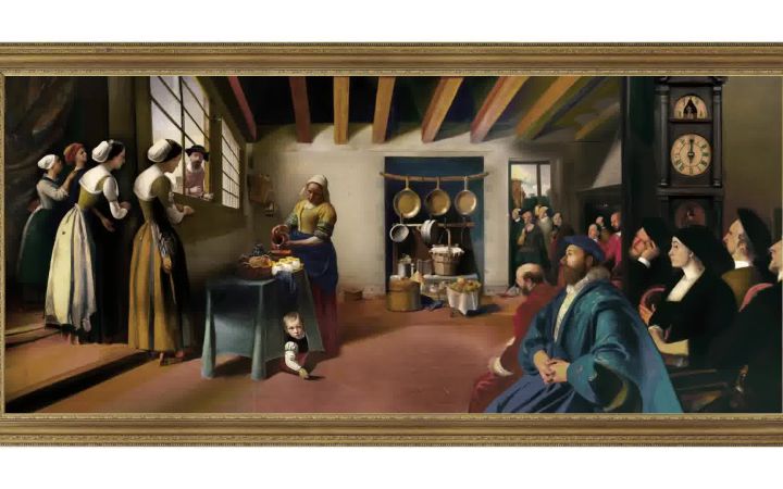 吊打人类?AI脑补世界名画《倒牛奶的女仆》截图